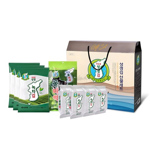추석 선물로 실패 없는 선택, 지도표 성경 김 선물세트