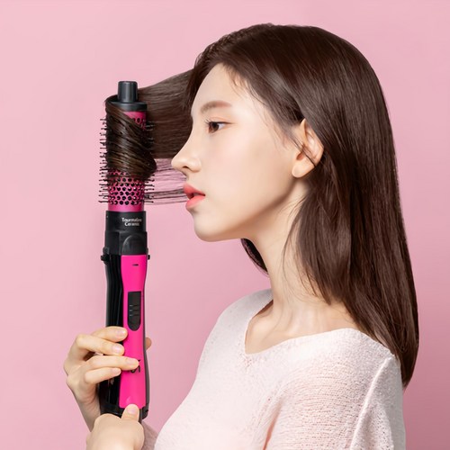 “아침 10분으로 예쁘게—비달사순 3종 브러시 핫 에어스타일러”