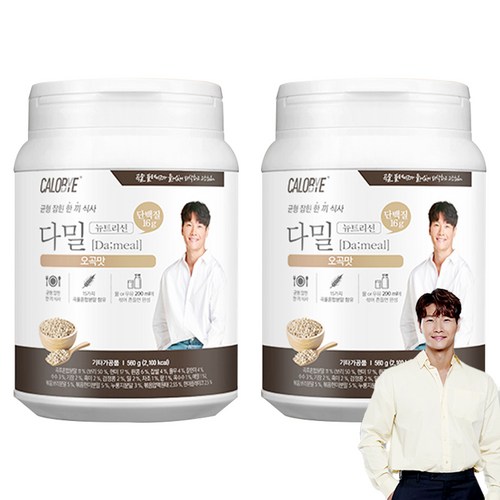“달지 않게 든든하게—칼로바이 다밀 뉴트리션 오곡맛”