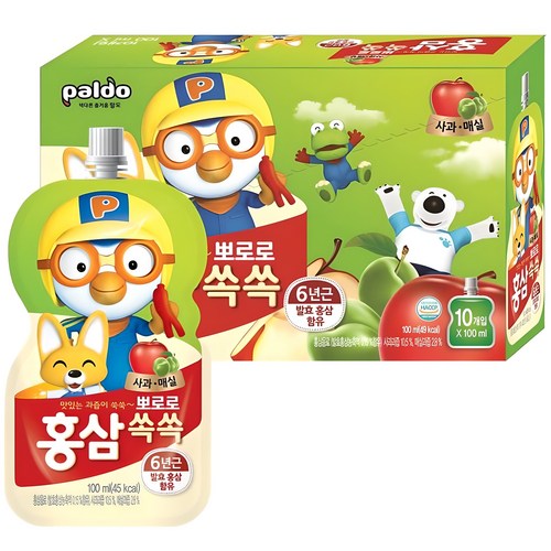 사과·매실로 홍삼 거부감 0에 가까워요